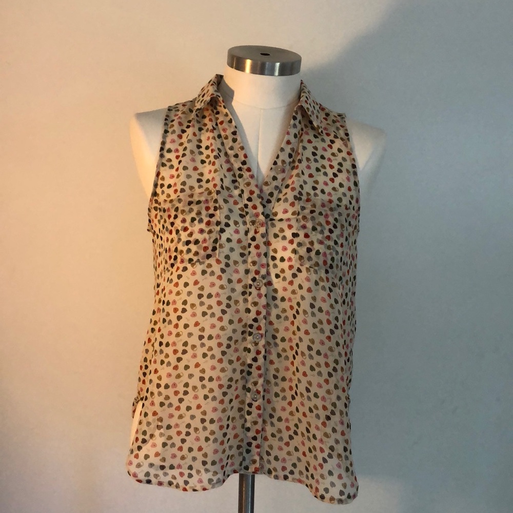 Sleeveless Blouse, like new!